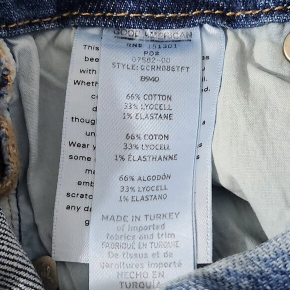 2/$50 Good American Good Classic Jeans Size 0 - Picture 5 of 7